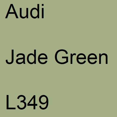 Audi, Jade Green, L349.